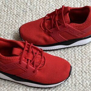 PUMA Pacer Next Excel Little Boys Size 8C Child Red Sneakers Shoes 381758-02